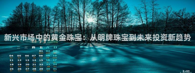 开丰娱乐登录网址：新兴市场中的黄金珠宝：从明牌珠宝到未来投资新趋势