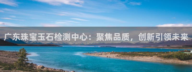 开丰娱乐月7O667：广东珠宝玉石检测中心：聚焦品质，创新引领未来