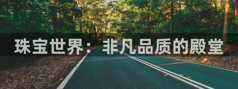 开丰娱乐官网平台下载：珠宝世界：非凡品质的殿堂