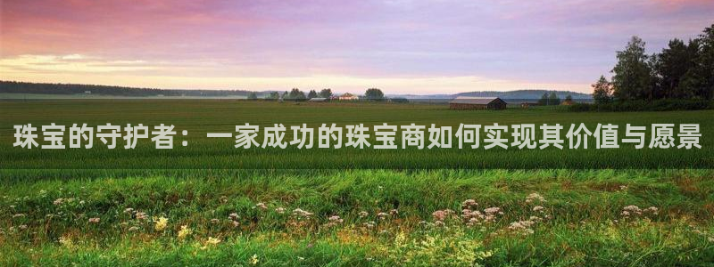 开丰娱乐线路：珠宝的守护者：一家成功的珠宝商如何实现其价值与愿景