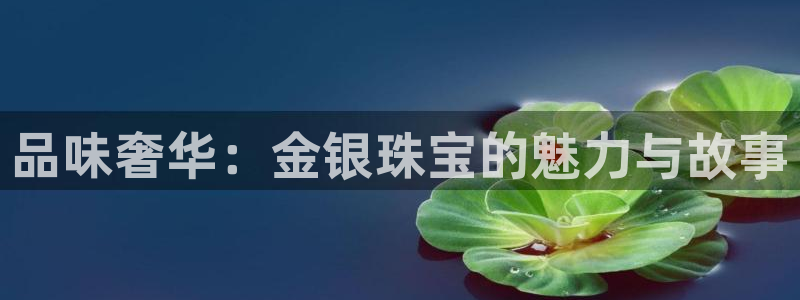 开丰娱乐主管：品味奢华：金银珠宝的魅力与故事