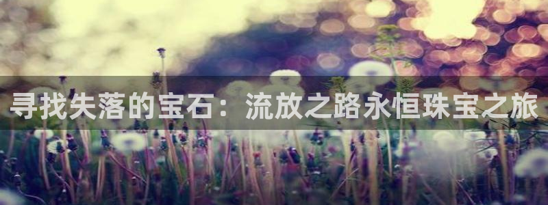 开丰娱乐官网平台网址：寻找失落的宝石：流放之路永恒珠宝之旅
